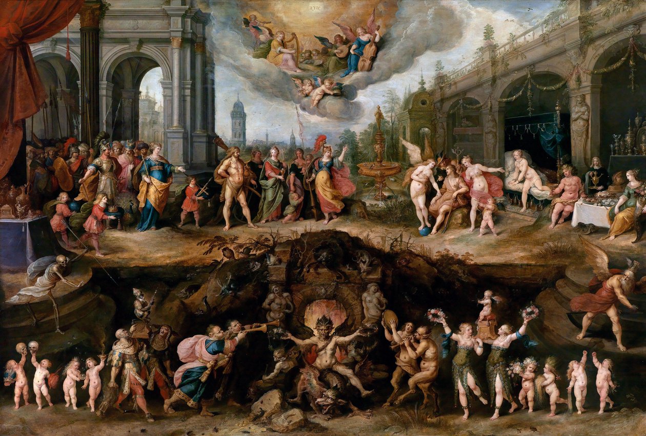 Az embernek választania kell az erények és a bűnök között alkotó: Frans II Francken