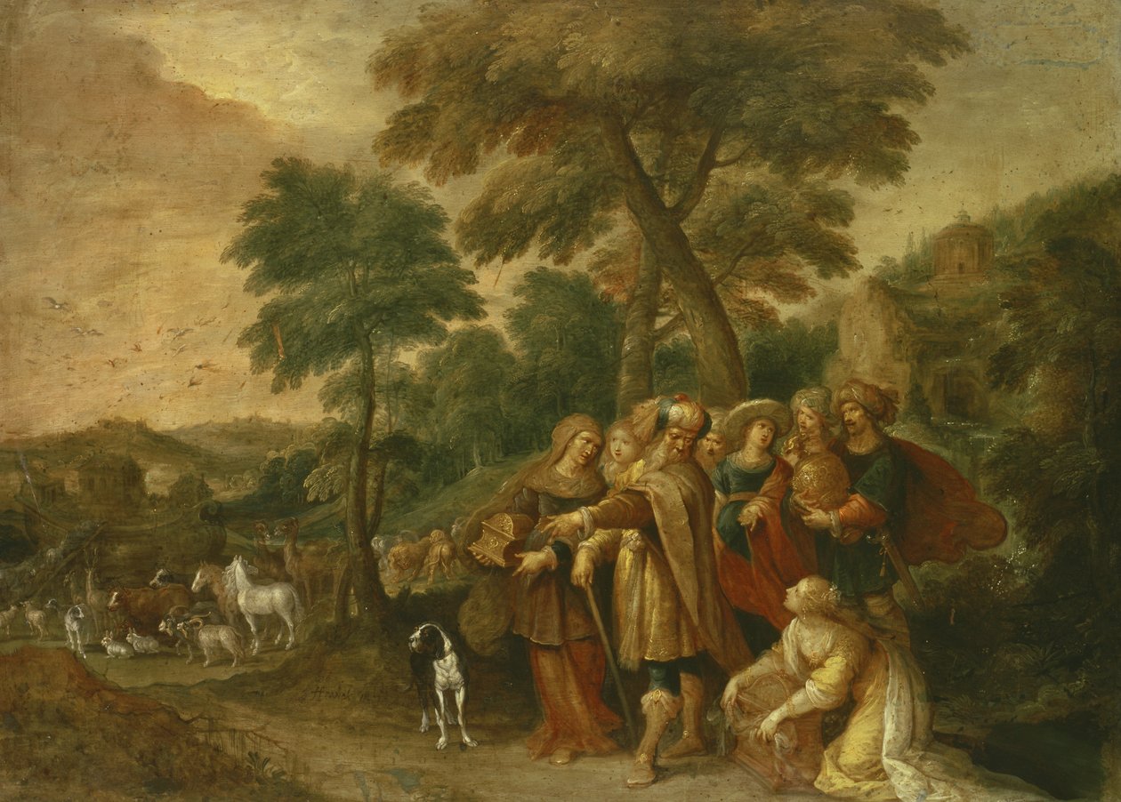 Noé belép a bárkába alkotó: Frans II Francken