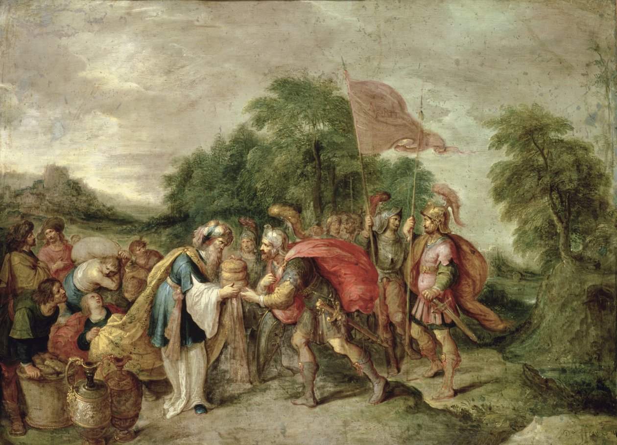 Ábrahám és Melkisédek találkozása alkotó: Frans II Francken
