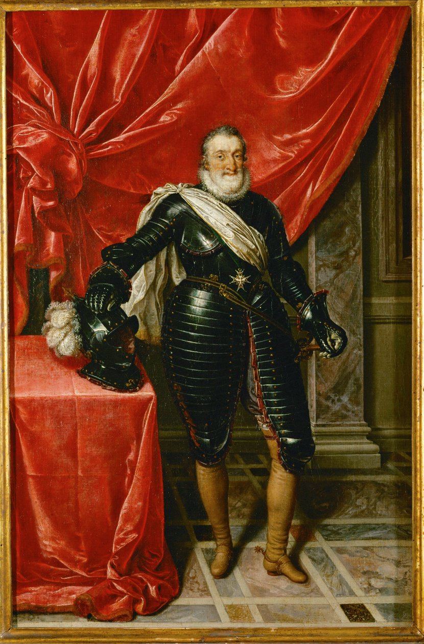 IV. Henrik, Franciaország királya, páncélban ... alkotó: Frans II Pourbus