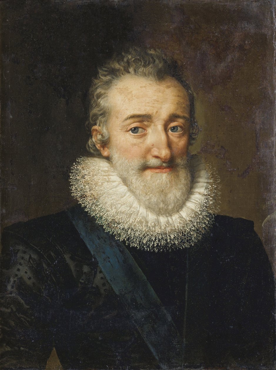 Henrik portréja (1553-1610) roi de France – IV. Henrik francia király, Pourbus, Frans, az ifjabb (1569-1622) alkotó: Frans II Pourbus