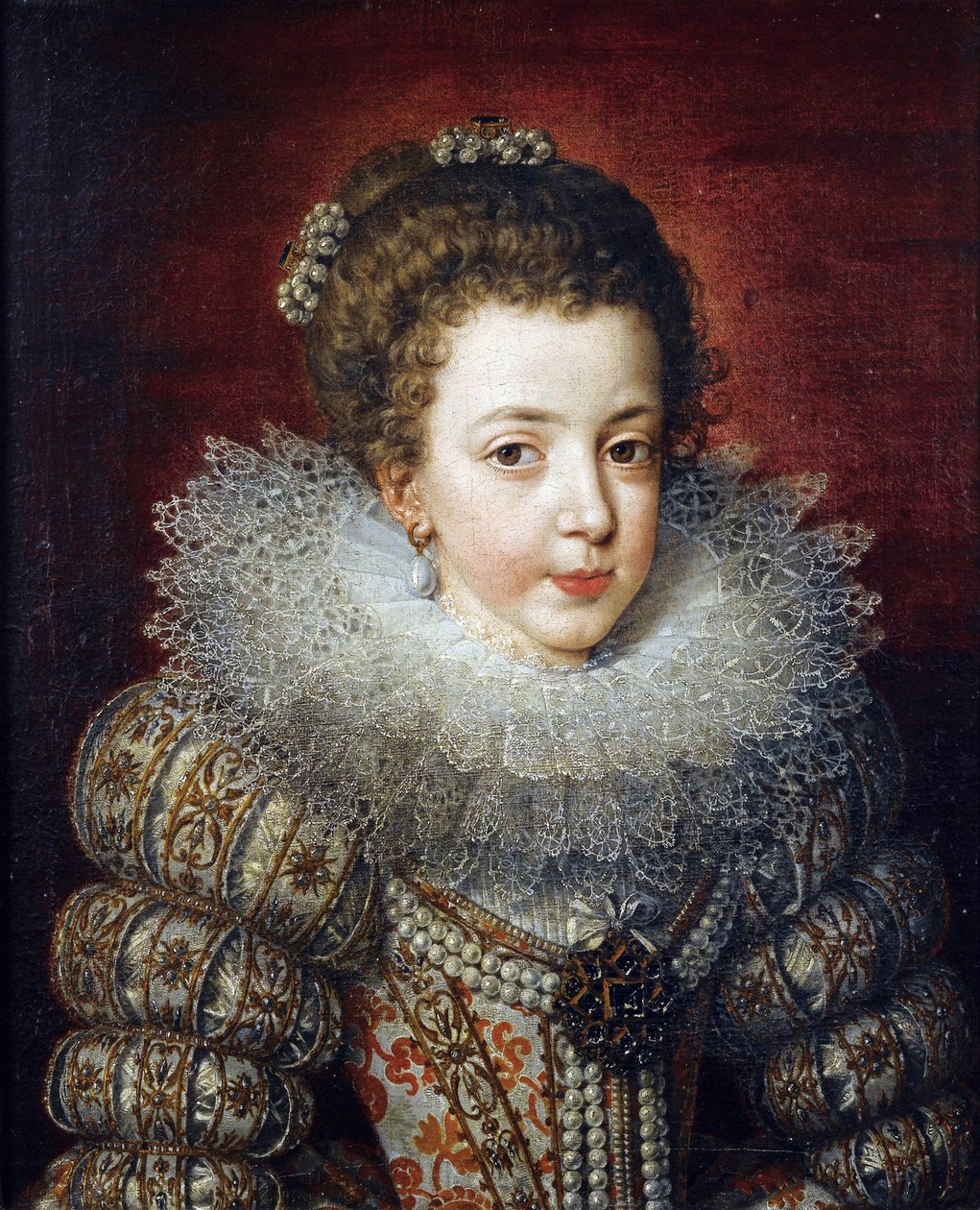 Franciaország Erzsébet portréja alkotó: Frans II Pourbus