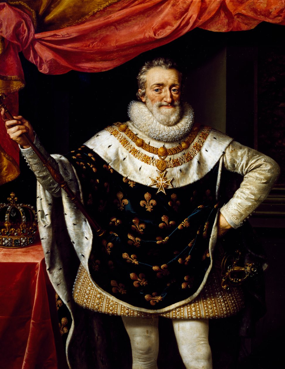 IV. Henrik francia portré (Pau alkotó: Frans II Pourbus