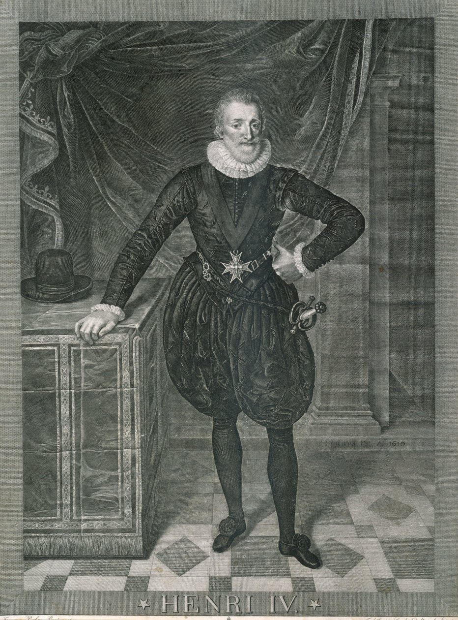 IV. Henrik francia portréja alkotó: Frans II Pourbus