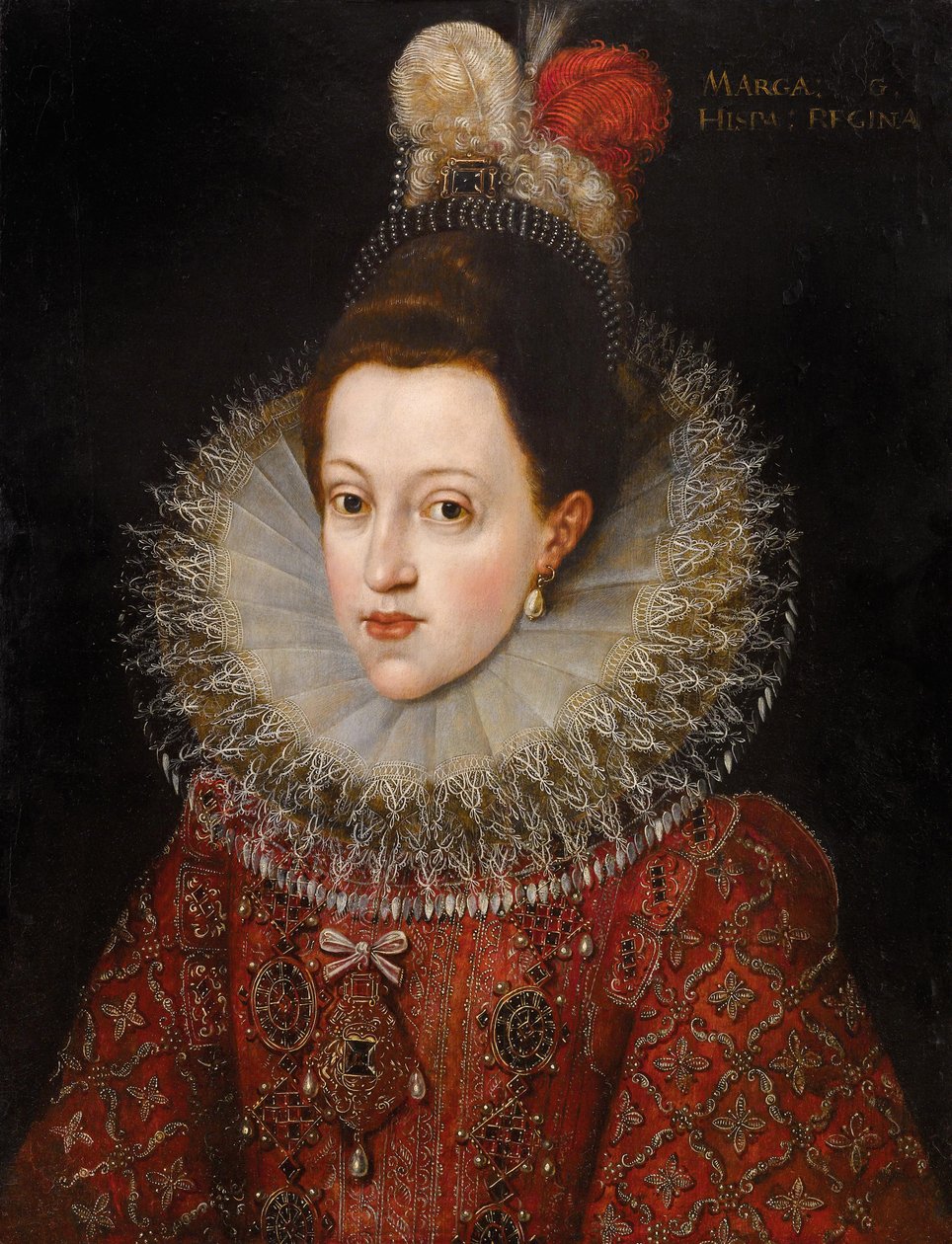 Osztrák Margit portréja (1584-1611) alkotó: Frans II Pourbus
