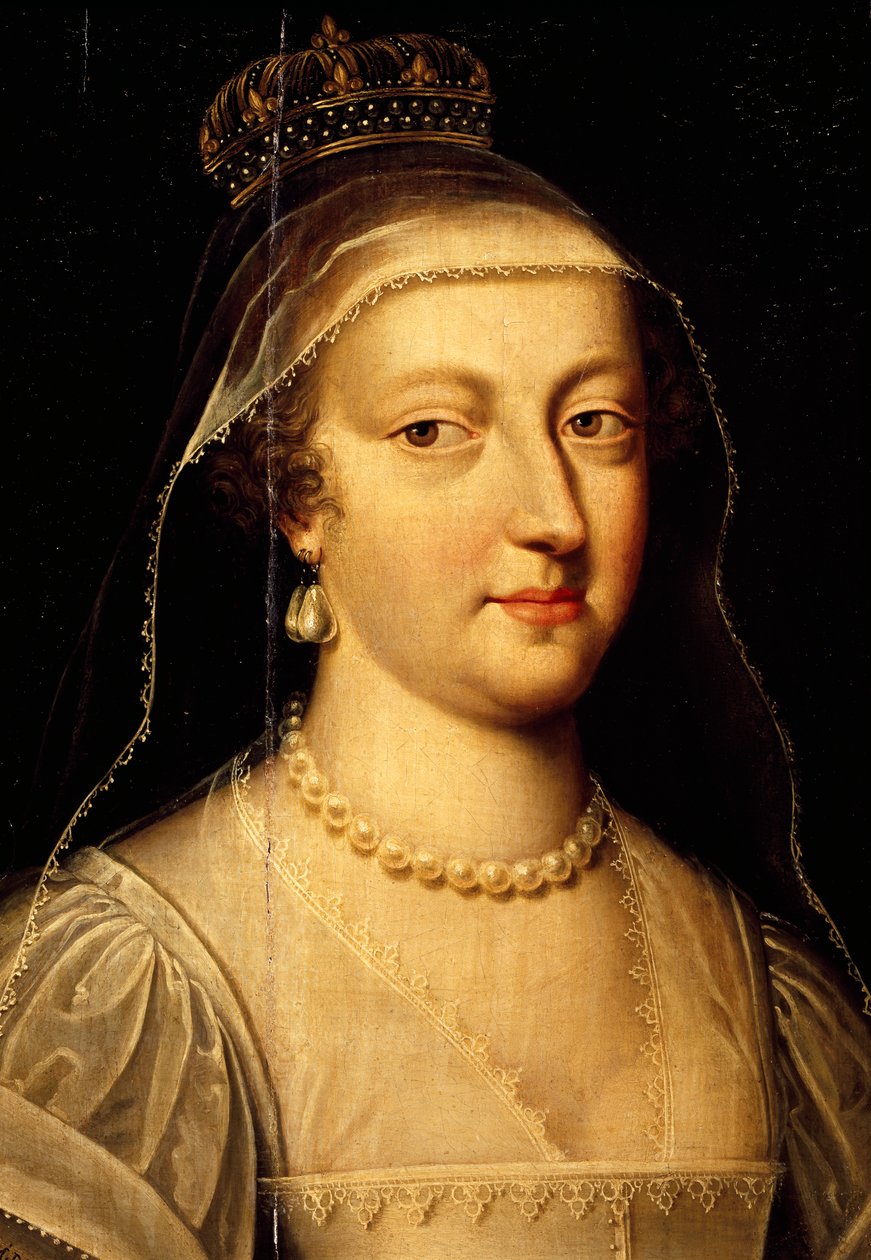 Maria Anna osztrák portréja (San Lorenzo de El Escorial alkotó: Frans II Pourbus