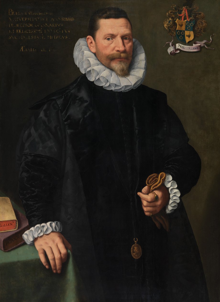Petrus Richardus portréja (olaj, tábla) alkotó: Frans II Pourbus