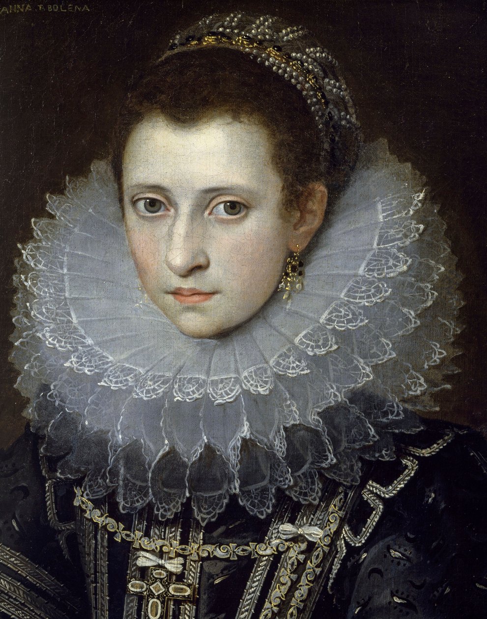Egy úri nő portréja (ún. Anne Boleyn) alkotó: Frans II Pourbus