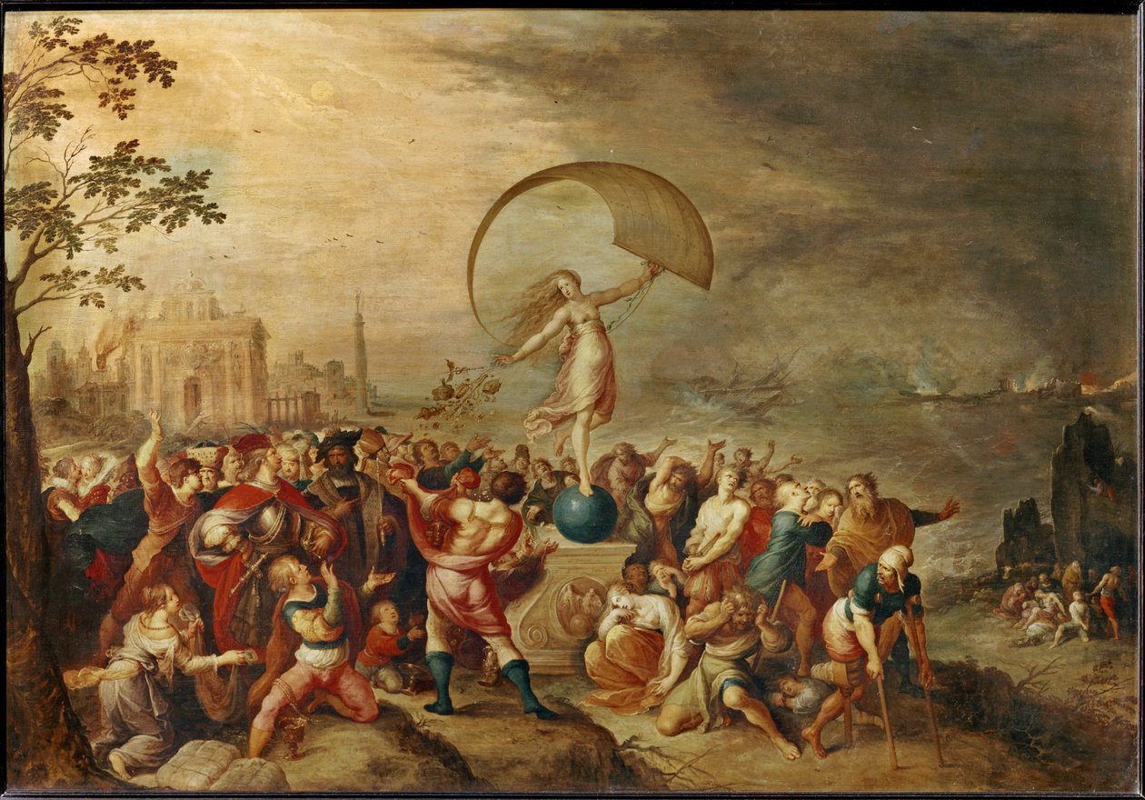 A szerencse allegóriája ... alkotó: Frans II the Younger Francken