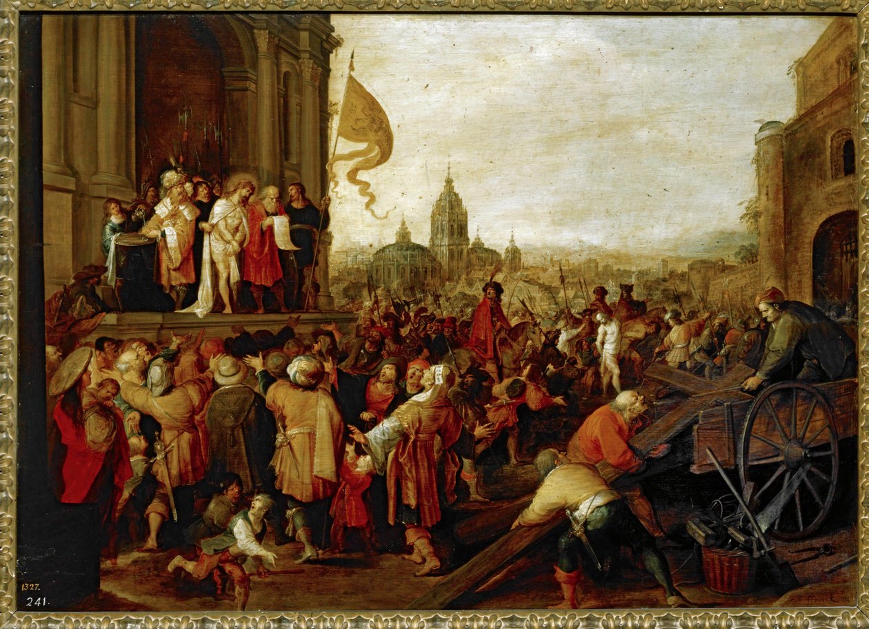 Krisztus elítélése Pilátus által ... alkotó: Frans II the Younger Francken