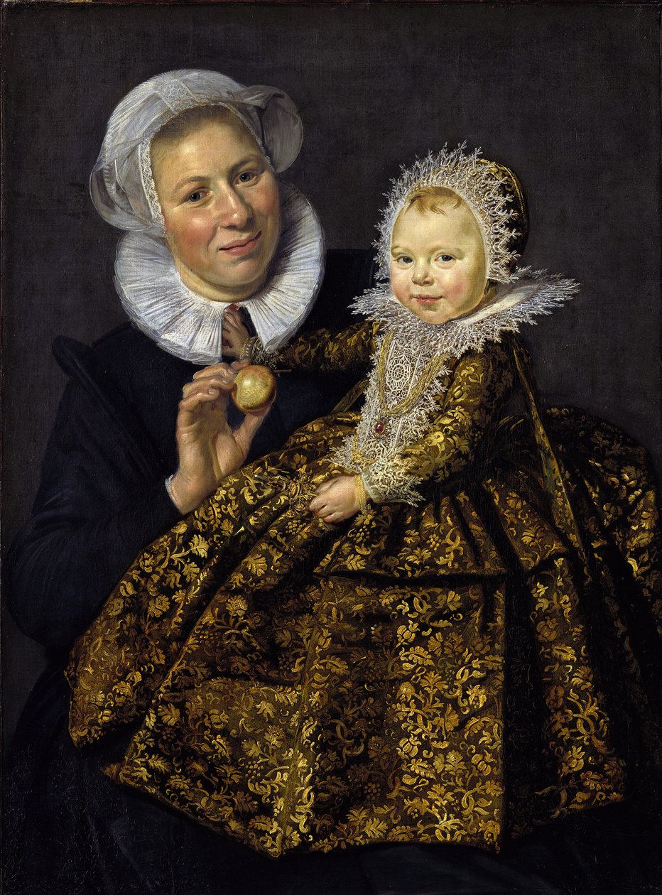 Catharina Hooft a nővérével alkotó: Frans I Hals