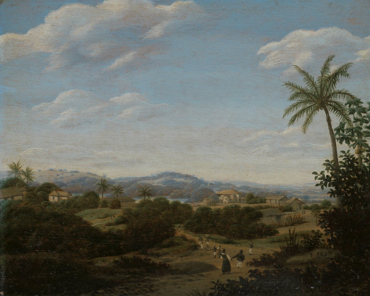 Brazil táj Brazil táj alkotó: Frans Post