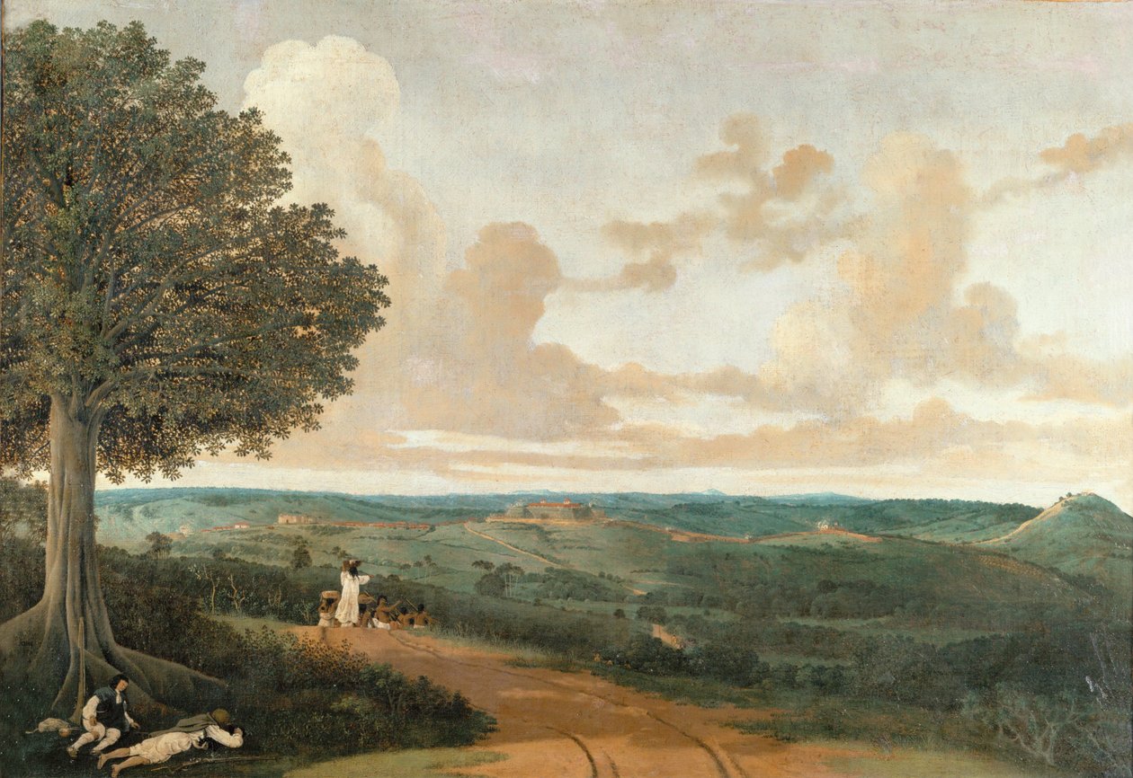 Brazil táj Porto Calvo körül ... alkotó: Frans Jansz Post
