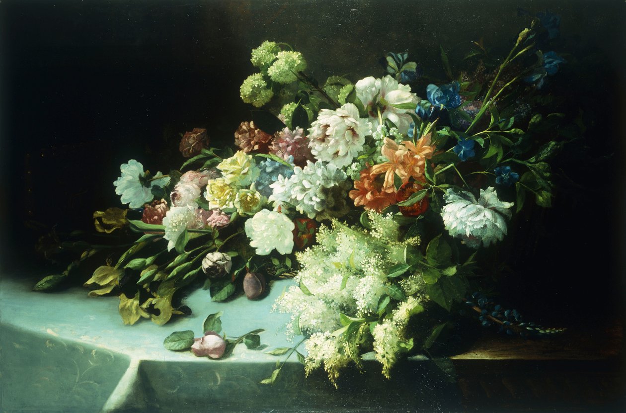 Virágcsendélet alkotó: Frans Mortelmans