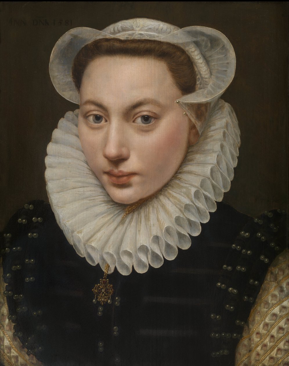 Egy fiatal nő portréja alkotó: Frans Pourbus the Elder