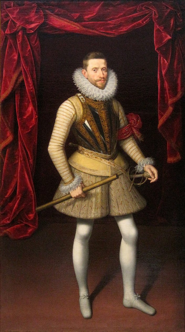 VII. Albert osztrák főherceg portréja alkotó: Frans Pourbus the Younger