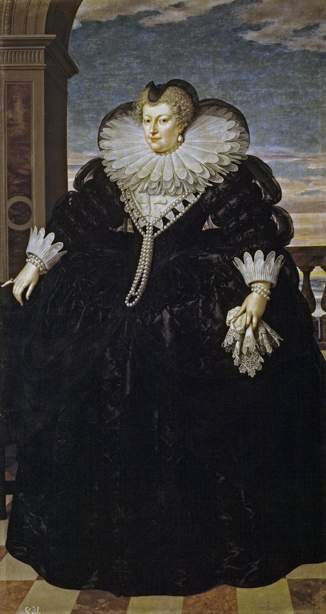 Marie de Medici portréja 1575-1642 alkotó: Frans Pourbus the Younger
