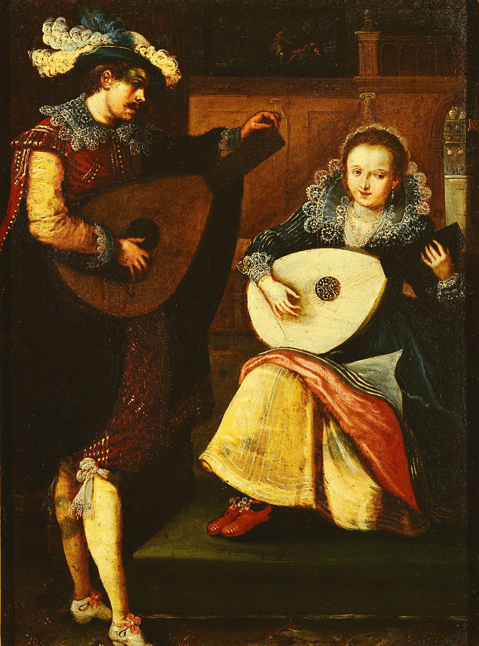 Az öt érzékszerv: hallás alkotó: Frans Pourbus the Younger