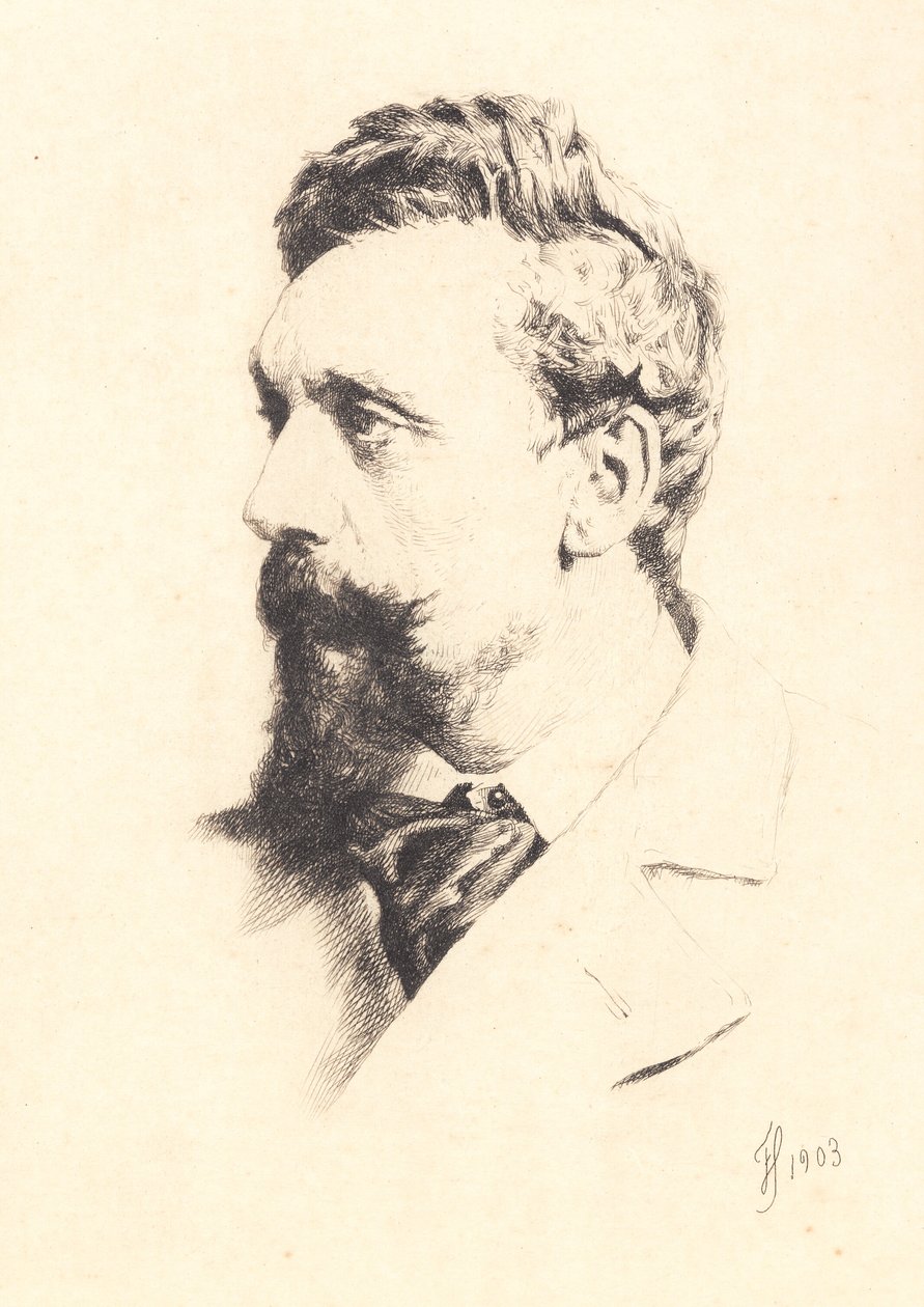 Carl Bloch portréja alkotó: Frans Schwartz