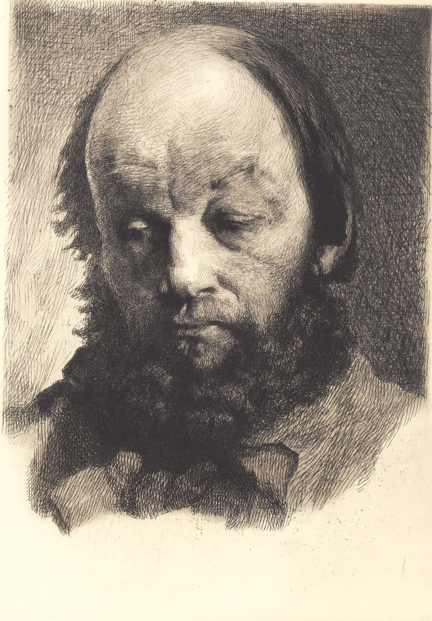 Feketeszakállú férfi, Garibaldi alkotó: Frans Schwartz