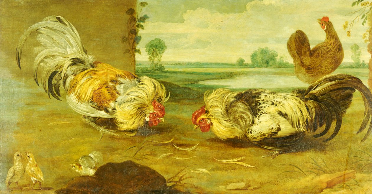 Kakasviadal alkotó: Frans Snyders or Snijders