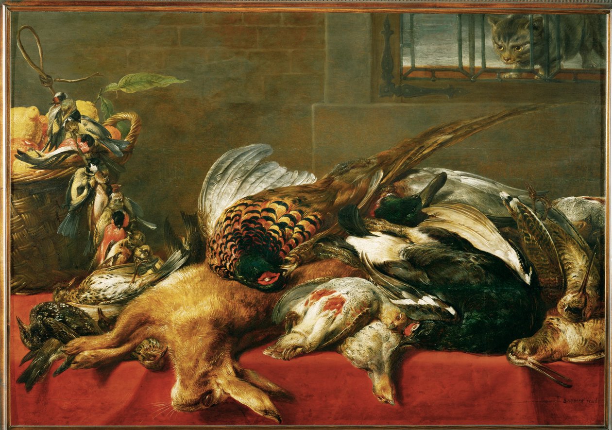 Vadászat csendélet alkotó: Frans Snyders or Snijders