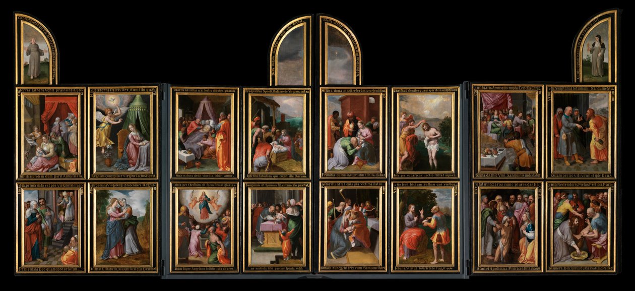 Krisztus és a Szűz élete alkotó: Frans the Elder Francken