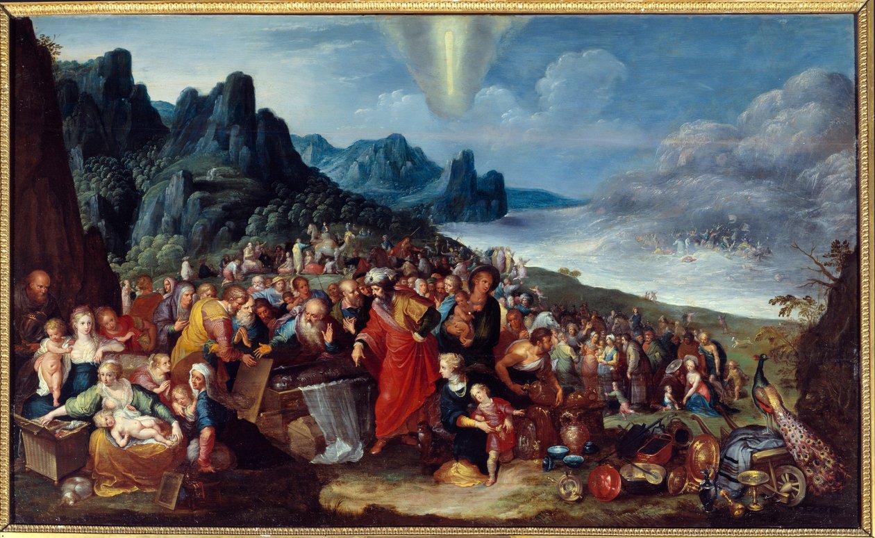 A héberek érkezése az ígéret földjére Frans Francken I dit l