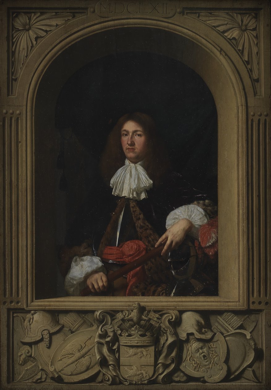 Ulrik Frederik Gyldenløve gróf portréja alkotó: Frans van I Mieris