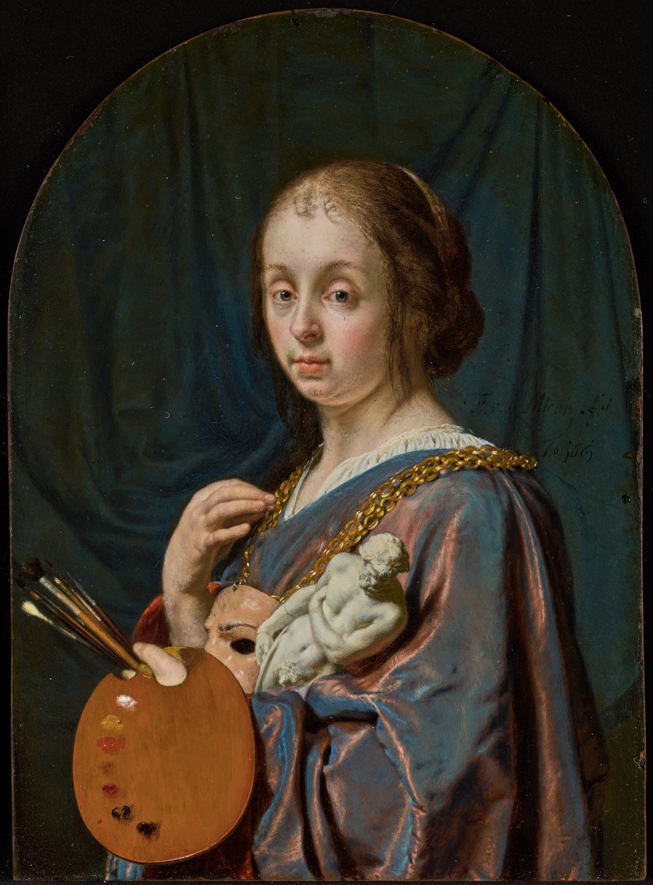 Pictura (A festészet allegóriája) alkotó: Frans van Mieris the Elder