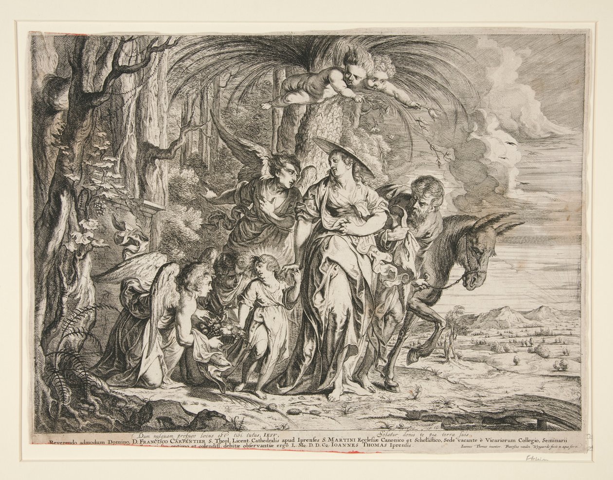 Repülés Egyiptomba alkotó: Frans van den Wyngaerde