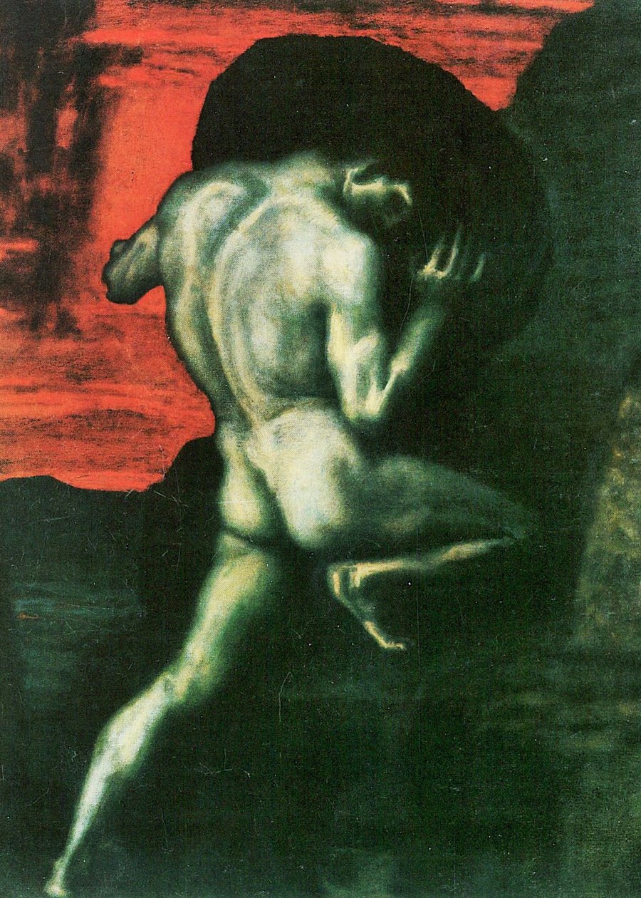 Sziszifusz alkotó: Franz von Stuck