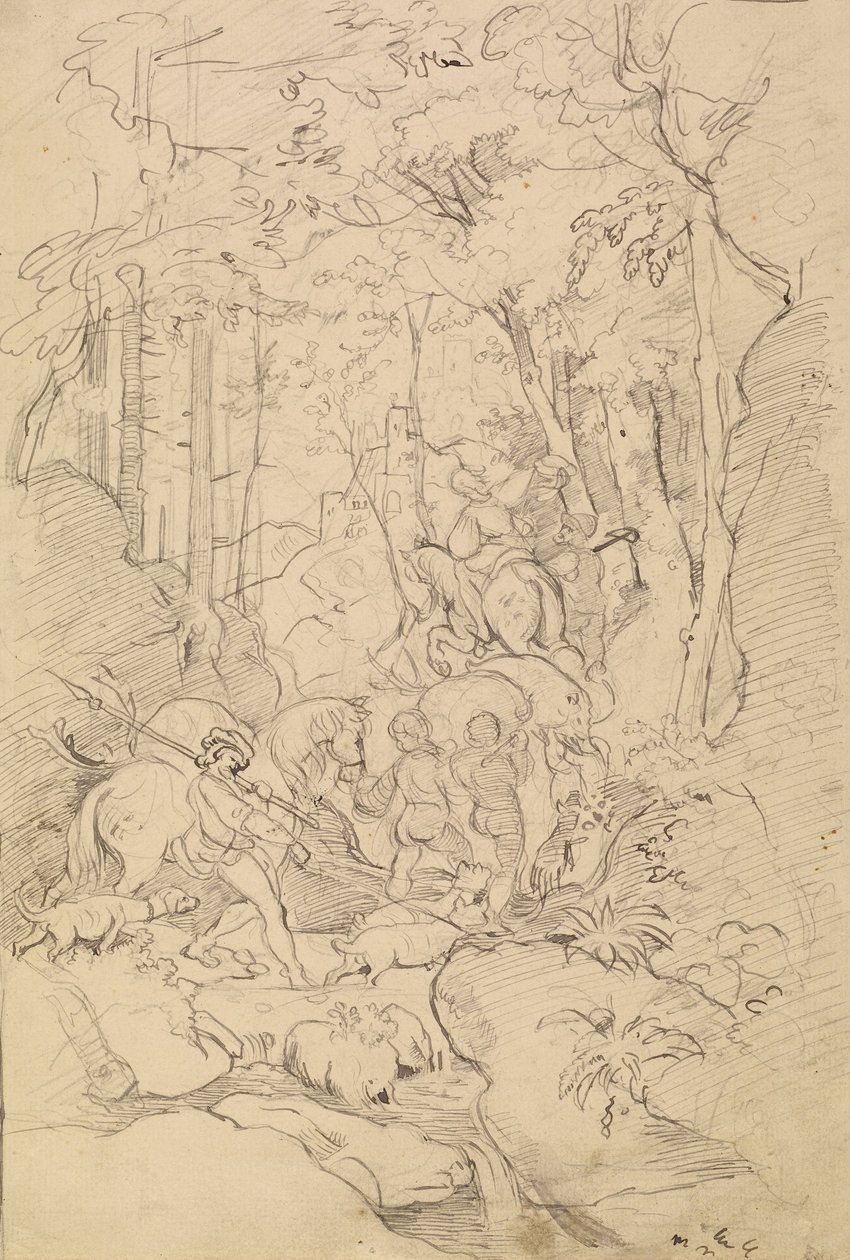 Vadászbuli alkotó: Franz Albert Venus