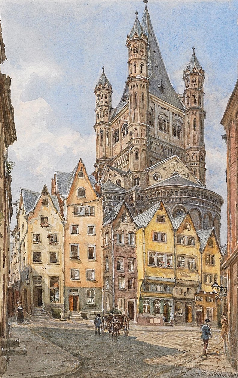 Koln Gro St. Martin. alkotó: Franz Alt