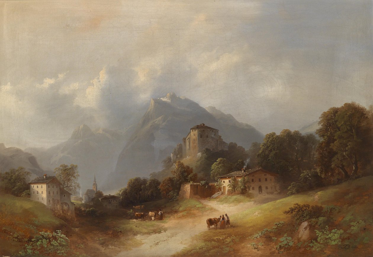 tájkép alkotó: Franz Barbarini