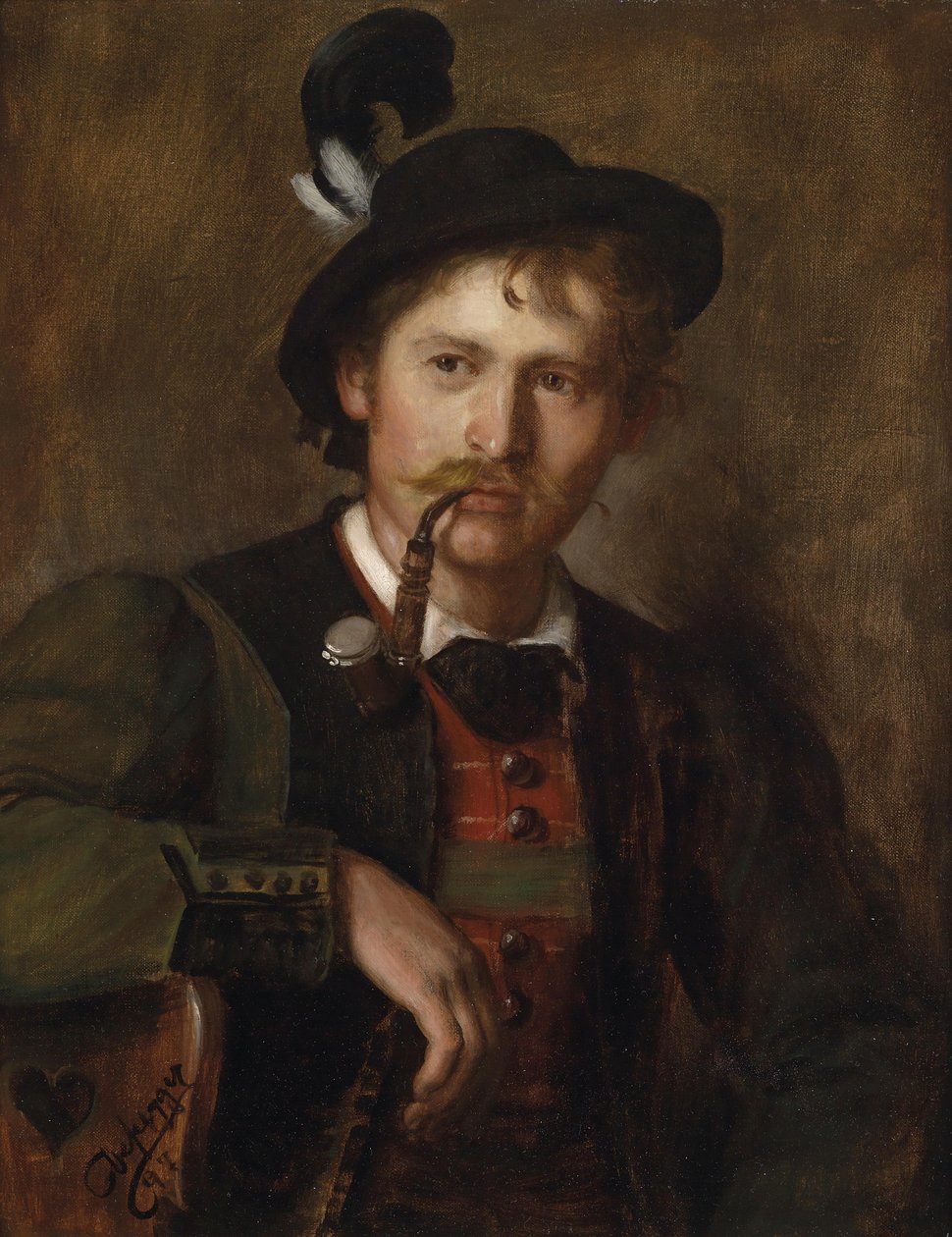 Egy fiatal tiroli portré alkotó: Franz Defregger