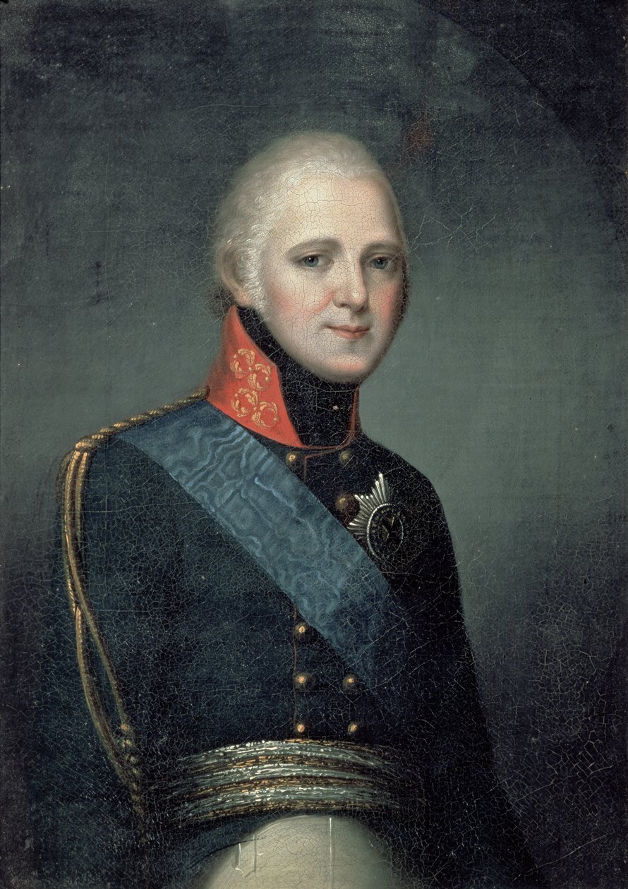 I. Sándor császár (1777-1825) portréja, 1804 alkotó: Franz Gerhard von Kugelgen