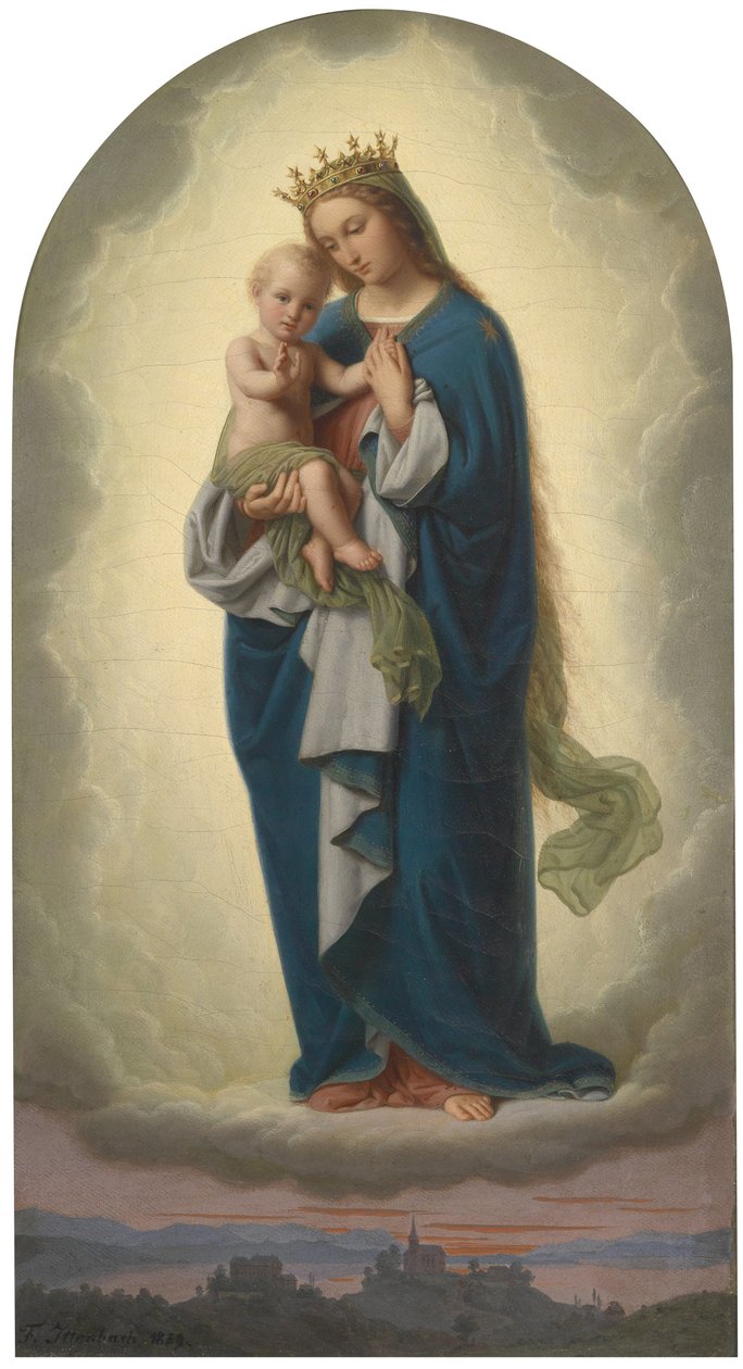 Madonna és gyermeke alkotó: Franz Ittenbach