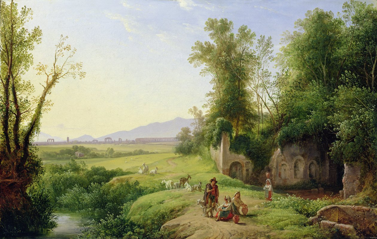 Az Egeria liget alkotó: Franz Ludwig Catel