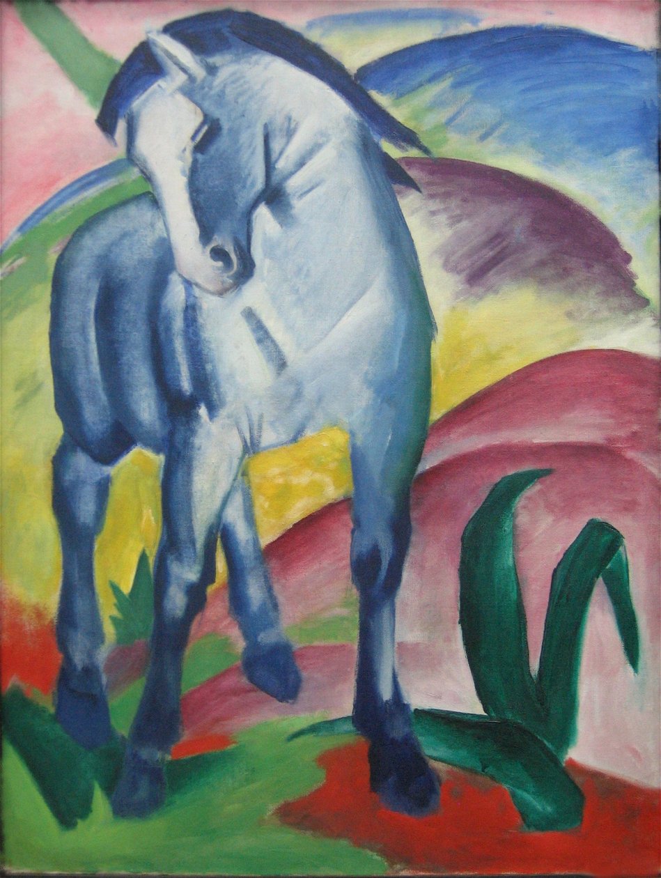 Kék ló I. alkotó: Franz Marc