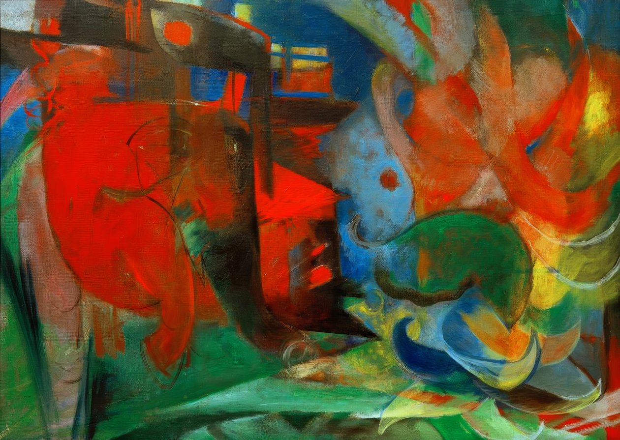Absztrakt formák II alkotó: Franz Marc