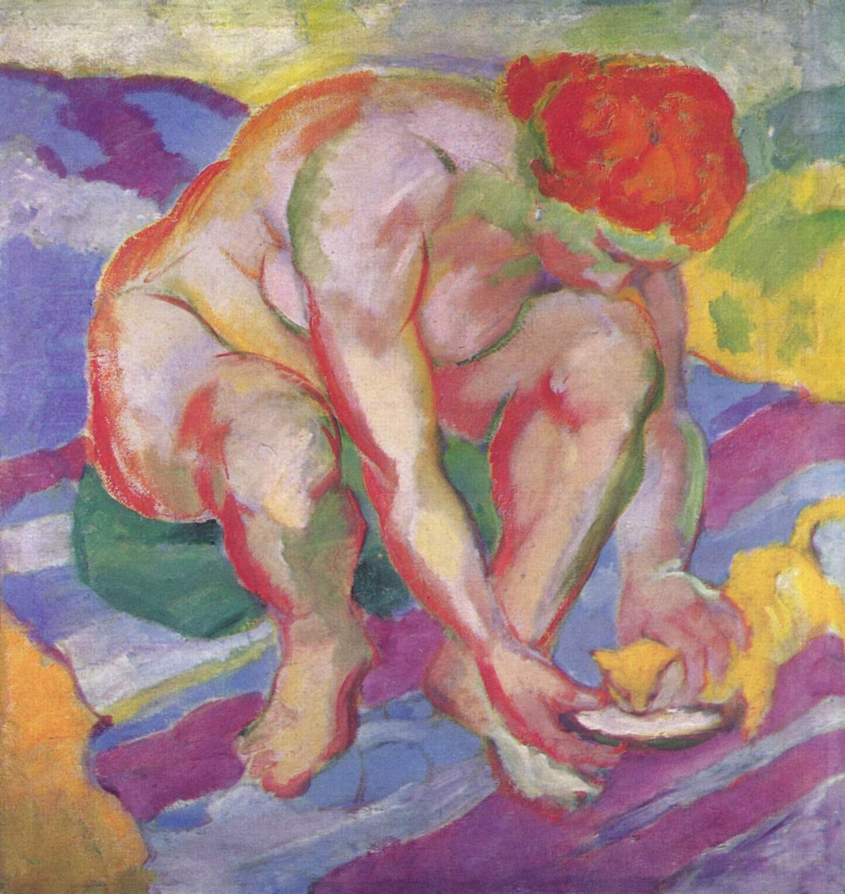 Cselekedj macskával alkotó: Franz Marc