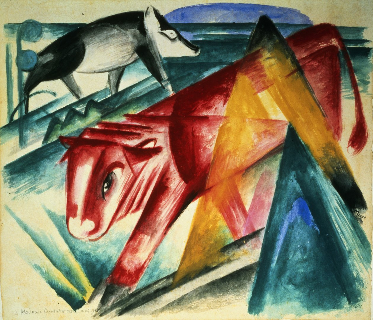 Állatok, 1913 alkotó: Franz Marc