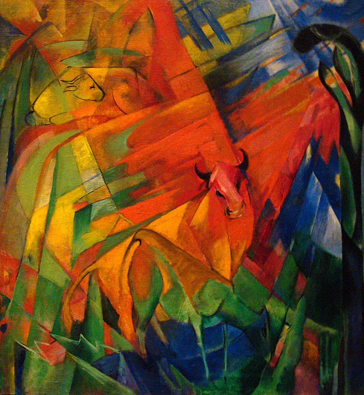 Állatok a tájban alkotó: Franz Marc