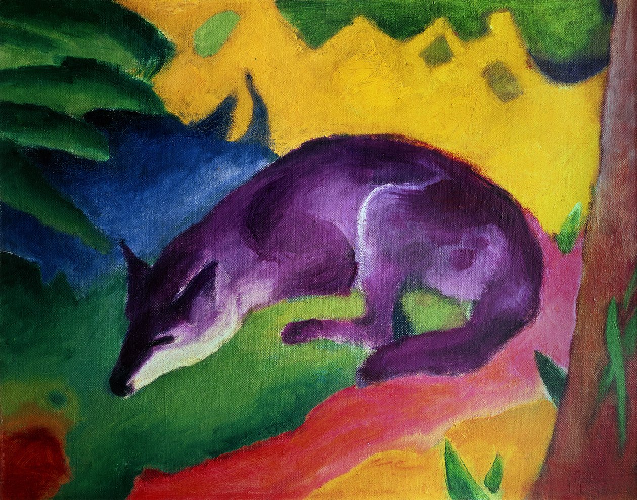 Kék Róka, 1911 alkotó: Franz Marc