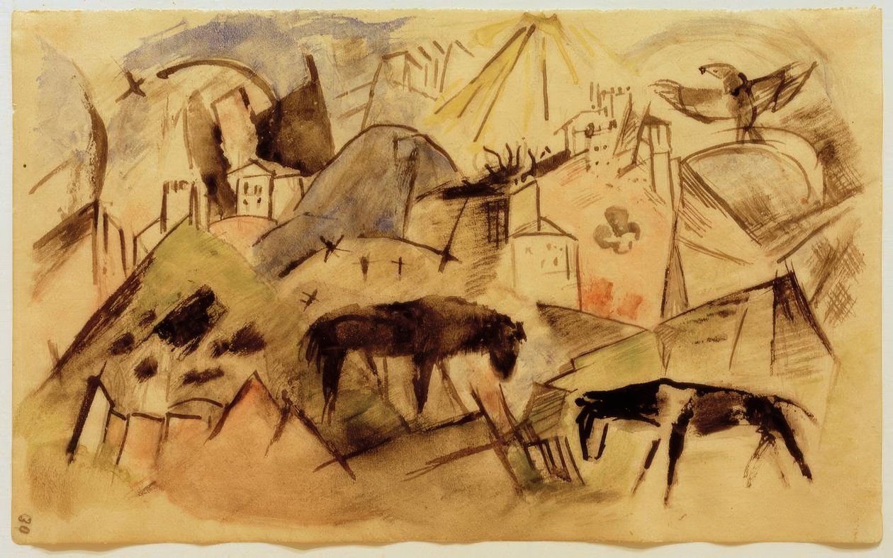 Tirol szegény országa alkotó: Franz Marc