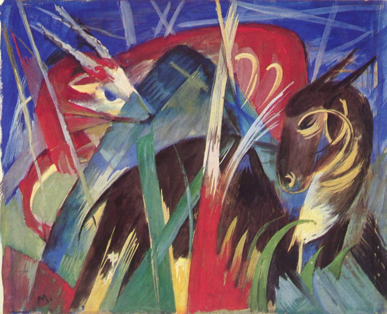 Fabletiere alkotó: Franz Marc