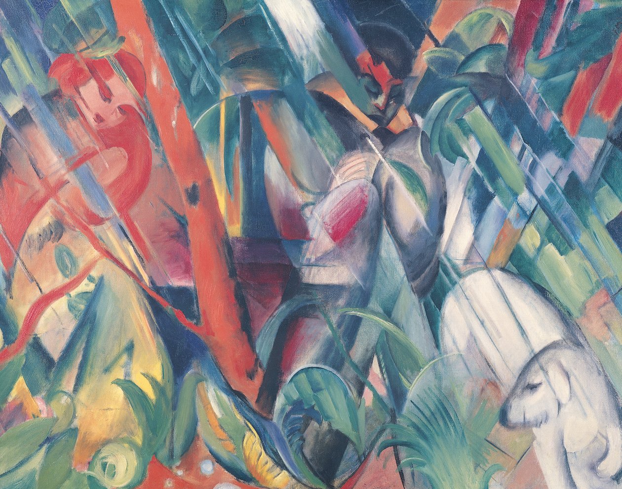 Esőben, 1912 alkotó: Franz Marc