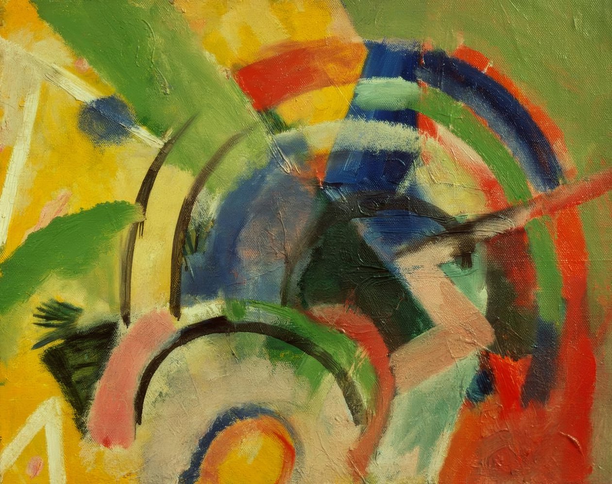 Kis összetétel IV alkotó: Franz Marc