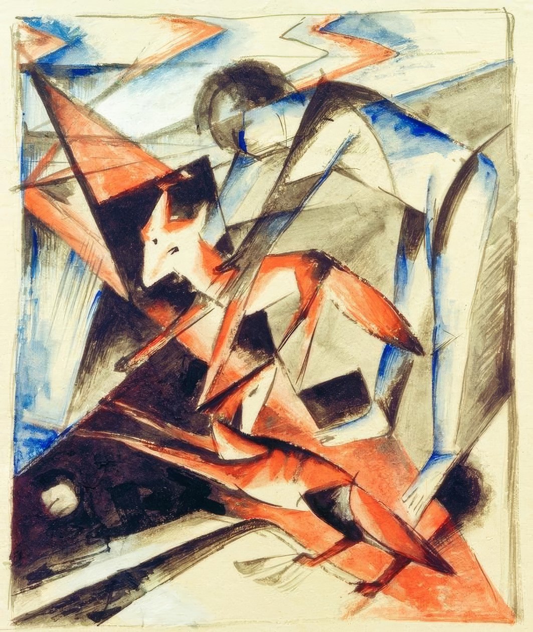 Noé és a rókák alkotó: Franz Marc